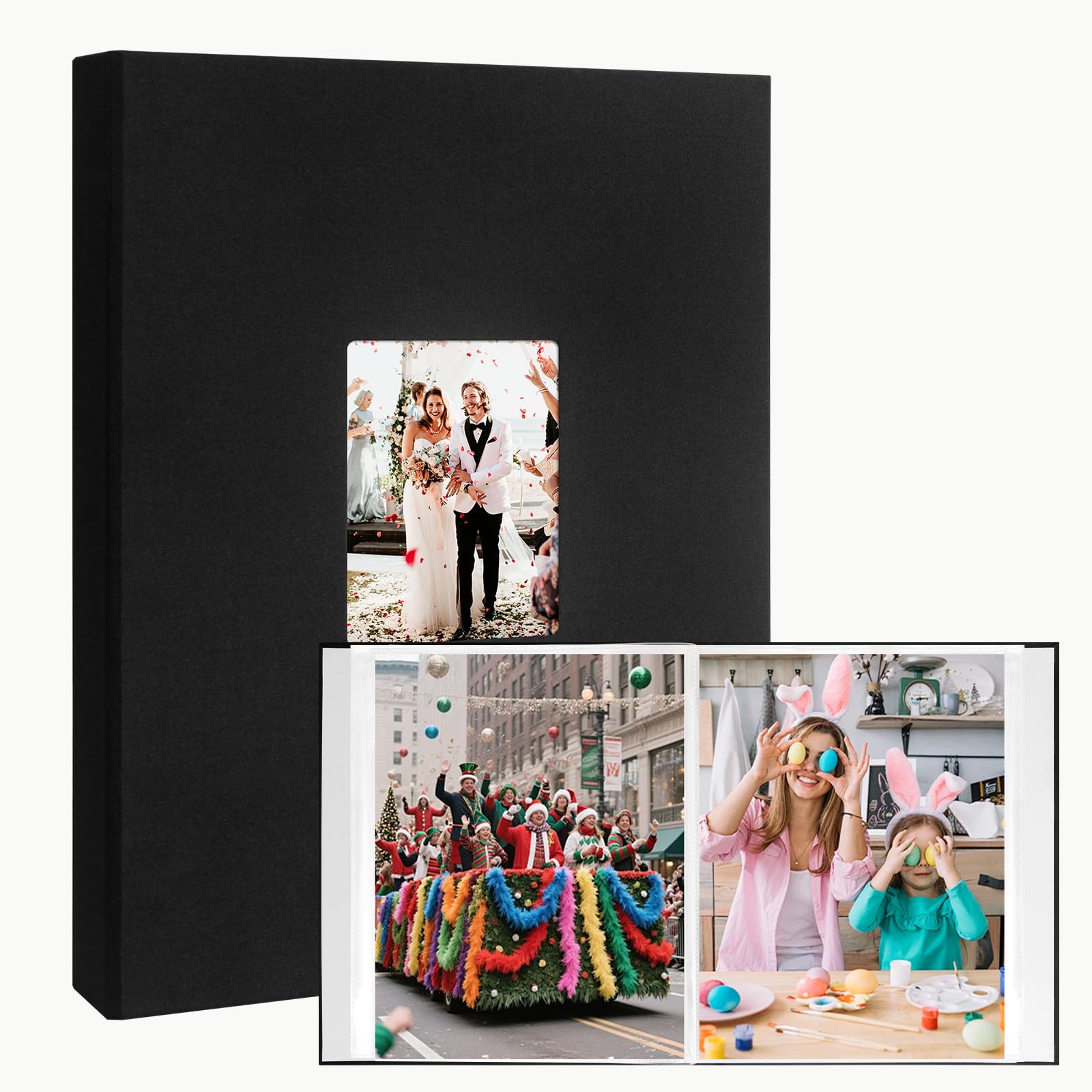 Amazon.com: Aevdor 8.5x11 Photo Album, Holds 72 Photos, Linen
